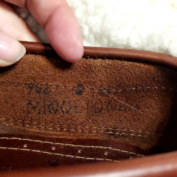 Minnetonka Mens Essential Driver Driving Loafers Dark Brown Leather 8 Preppy main image 11